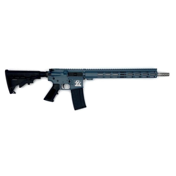 GLFA 223 Wylde Rifle .223 Wylde 10rd Magazine 16" Barrel Blue Titanium Cerakote CA Compliant - Precision Shot Firearms