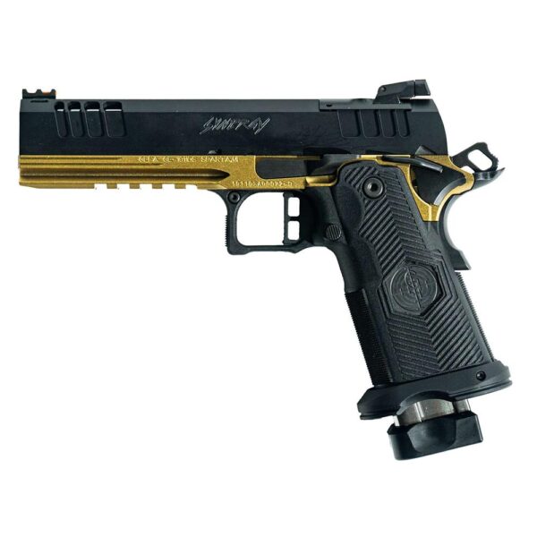 GLFA 1911DS Synergy Handgun 9mm Luger 20rd Magazine 5" Barrel Black Gold - Precision Shot Firearms