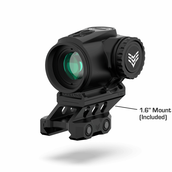Swampfox Raider Micro Prism Red Dot Sight 1x20 Red IR 6 MOA - Precision Shot Firearms