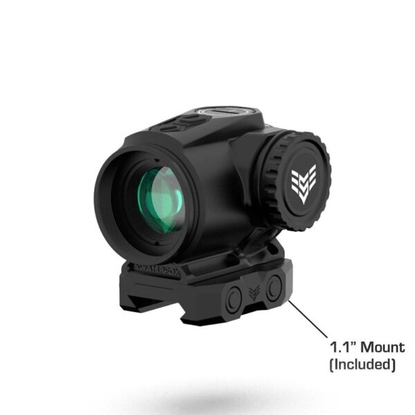 Swampfox Raider 1x20 Micro Prism Red BRC Reticle Black - Precision Shot Firearms