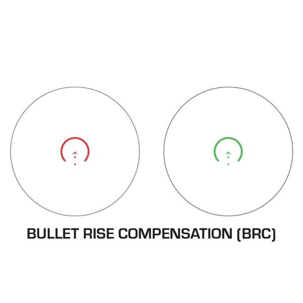 Swampfox Raider 1x20 Micro Prism Red BRC Reticle Black - Precision Shot Firearms