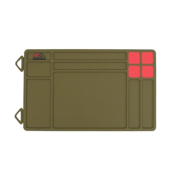 Sylvan Arms Handgun Maintenance Mat Rubberized OD Green - Precision Shot Firearms
