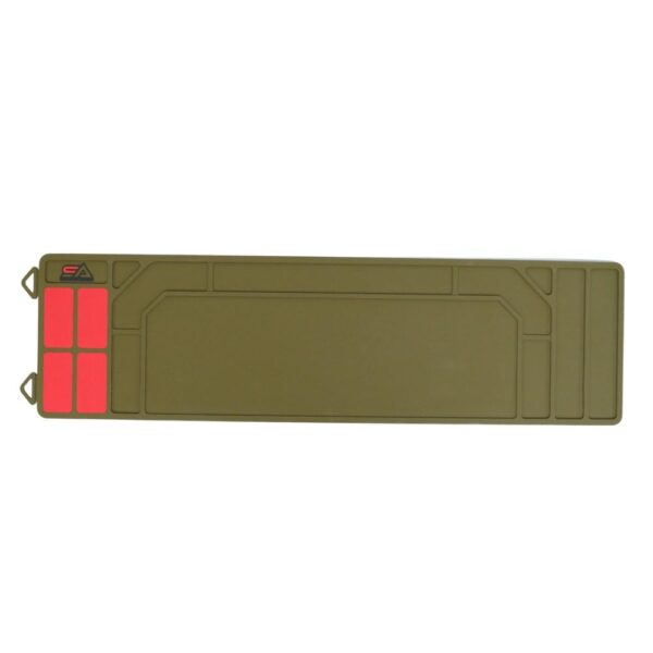 Sylvan Arms Rifle Shotgun Maintenance Mat Rubberized OD Green - Precision Shot Firearms