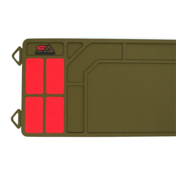 Sylvan Arms Rifle Shotgun Maintenance Mat Rubberized OD Green - Precision Shot Firearms