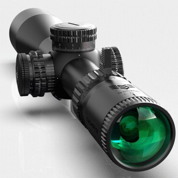 Swampfox Warhawk 3-15x50 Rifle Scope FFP RECCE MIL Reticle Black - Precision Shot Firearms