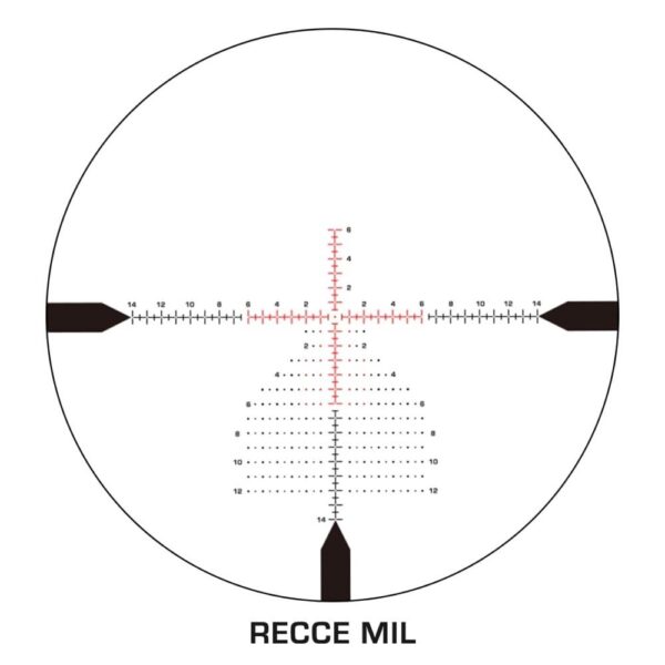 Swampfox Warhawk 3-15x50 Rifle Scope FFP RECCE MIL Reticle Black - Precision Shot Firearms