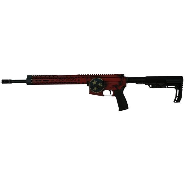 Black Rain Ordnance Custom "Red & Blue Tennessee" Spec15 Rifle 5.56 30rd Magazine 16" Barrel - Precision Shot Firearms