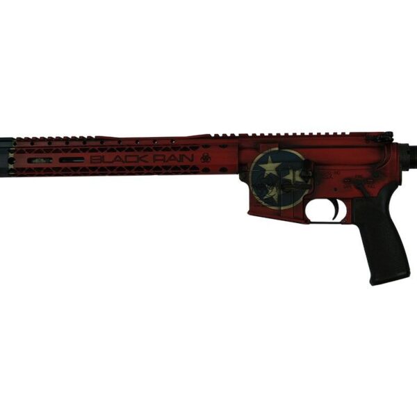 Black Rain Ordnance Custom "Red & Blue Tennessee" Spec15 Rifle 5.56 30rd Magazine 16" Barrel - Precision Shot Firearms