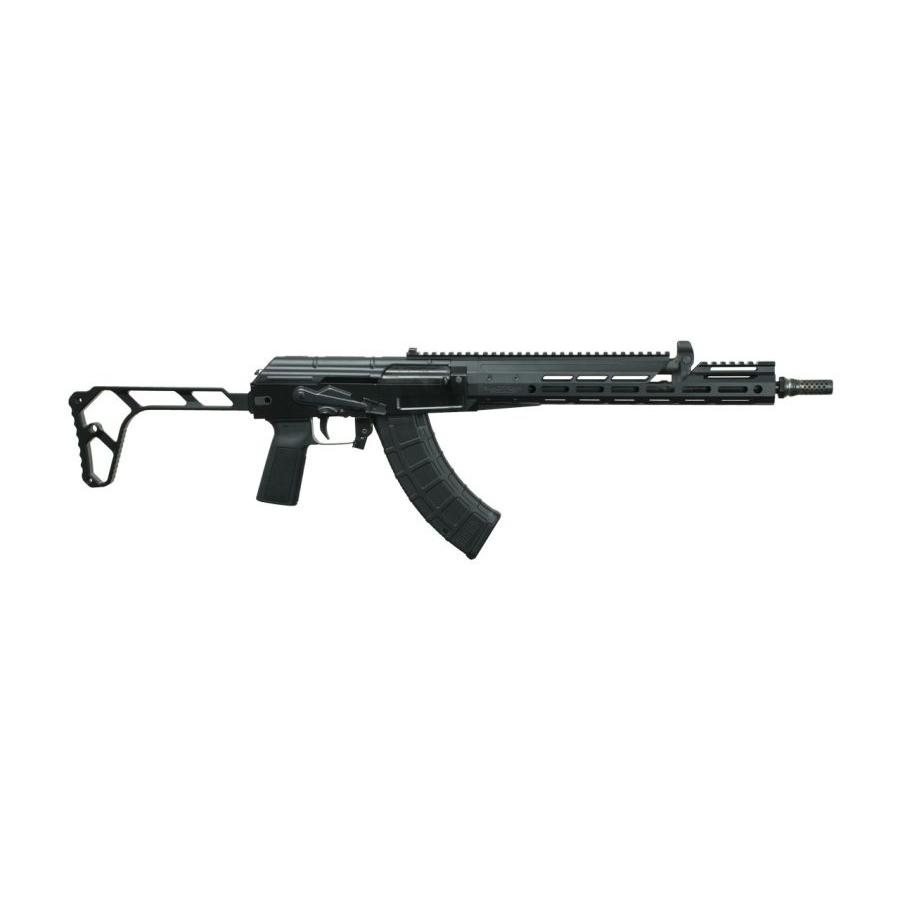 Black Rain Freedom Fighter AK Rifle 762x39mm 30rd Magazine 16" Threaded Barrel Black Milled w/Folding Stock - Precision Shot Firearms