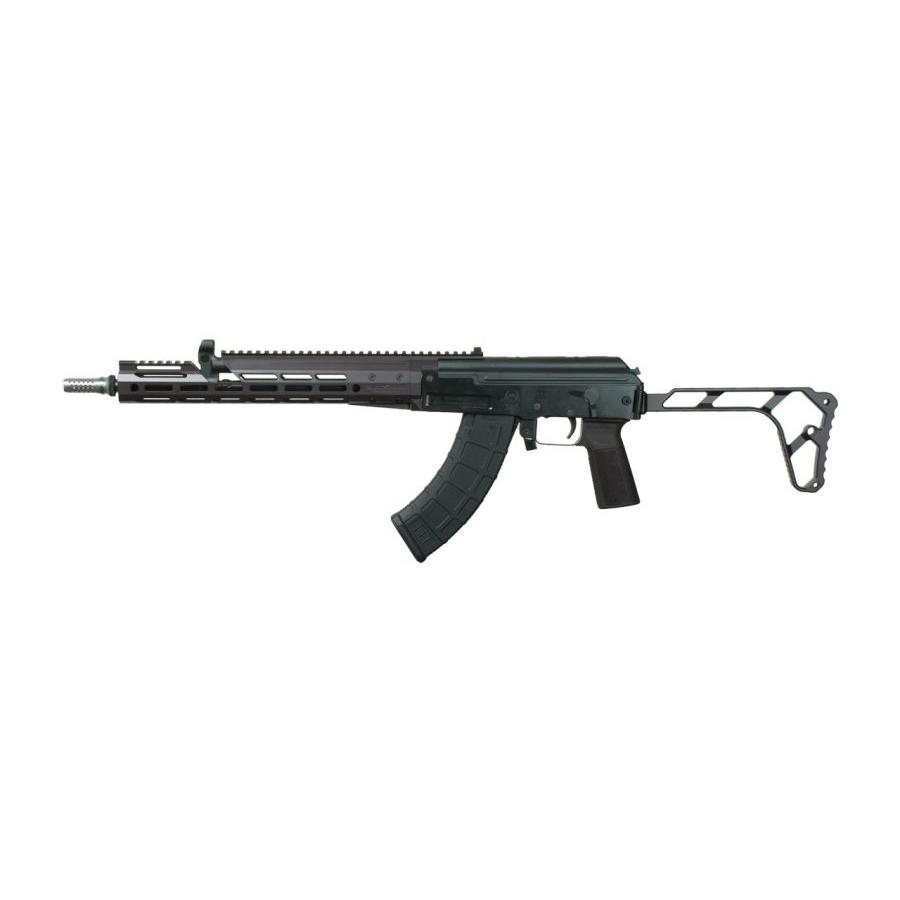 Black Rain Freedom Fighter AK Rifle 762x39mm 30rd Magazine 16" Threaded Barrel Black Milled w/Folding Stock - Precision Shot Firearms