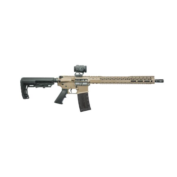 Black Rain Ordnance BRO Spec 15 w/Zerotech Trace Red Dot Rifle 5.56mm 30rd Magazine(1) 16" Barrel Coyote Finish - Precision Shot Firearms