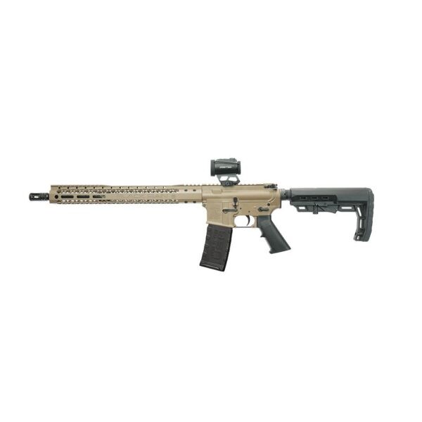 Black Rain Ordnance BRO Spec 15 w/Zerotech Trace Red Dot Rifle 5.56mm 30rd Magazine(1) 16" Barrel Coyote Finish - Precision Shot Firearms