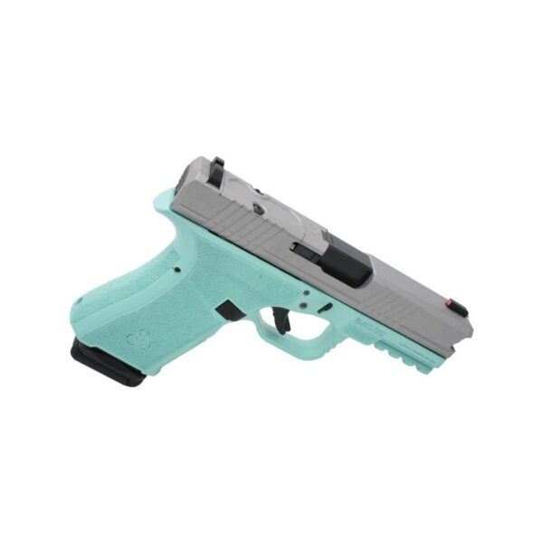 Black Rain Frontline Handgun 9mm Luger 15rd Magazine 3.75" Barrel Robins Egg Blue/Satin Mag Finish Optic Ready - Precision Shot Firearms