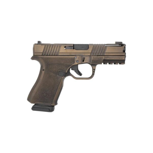 Black Rain Frontline+ Handgun 9mm Luger 15rd Magazine 3.75" Barrel Burnt Bronze Battleworn Finish Optic Ready - Precision Shot Firearms