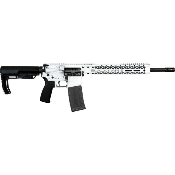 Black Rain Ordnance Spec+ Fusion Rifle 5.56mm 30rd Magazine 16" Barrel White Battleworn Finish - Precision Shot Firearms