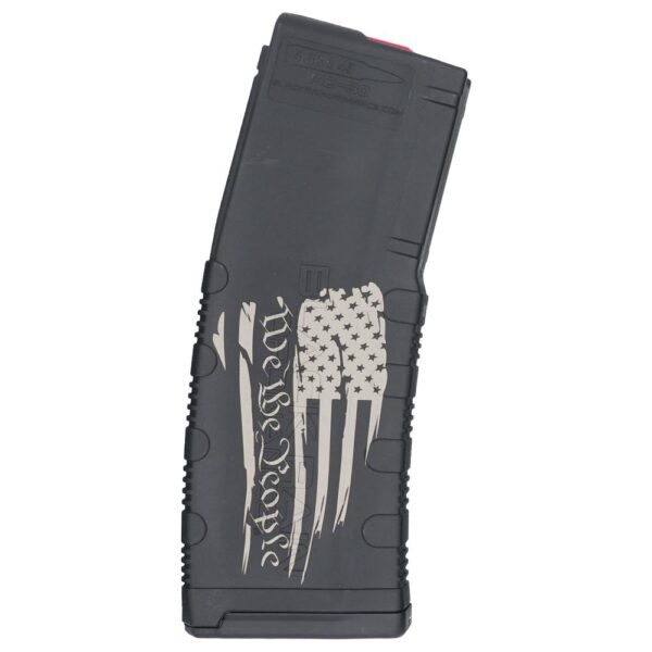 Black Rain Ordnance We The People Tattered Flag Rifle Magazine 5.56x45 NATO 30/rd - Precision Shot Firearms