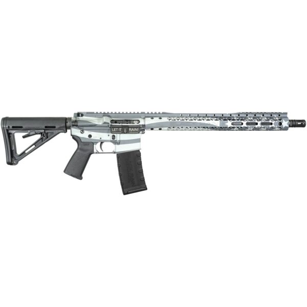 Black Rain Ordnance Spec+ Patriot Rifle 5.56mm 30rd Magazine 16" Barrel Obsidian American Flag Finish - Precision Shot Firearms