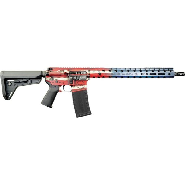 Black Rain Ordnance Spec+ Patriot Rifle 5.56mm 30rd Magazine 16" Barrel Old Glory Finish - Precision Shot Firearms