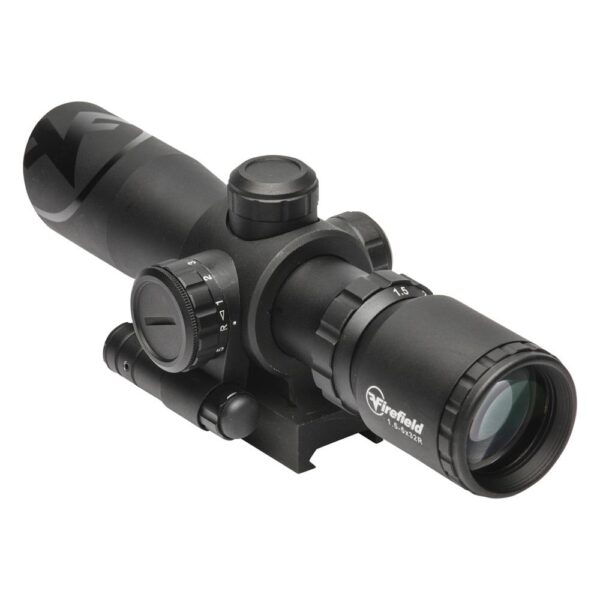 Firefield Barrage Riflescope with Red Laser - 1.5-5x32 Illuminated Mil-Dot Reticle Black Matte - Precision Shot Firearms