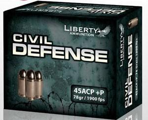 Liberty Civil Defense Handgun Ammunition .45 ACP (+P) 78 gr 1900 fps SCHP 20/ct - Precision Shot Firearms