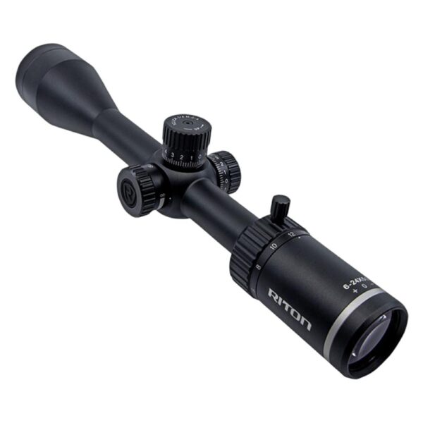 REFURBISHED Riton 1 Conquer Rifle Scope 6-24x50 1" SFP R3 Non lllum. Black - Precision Shot Firearms