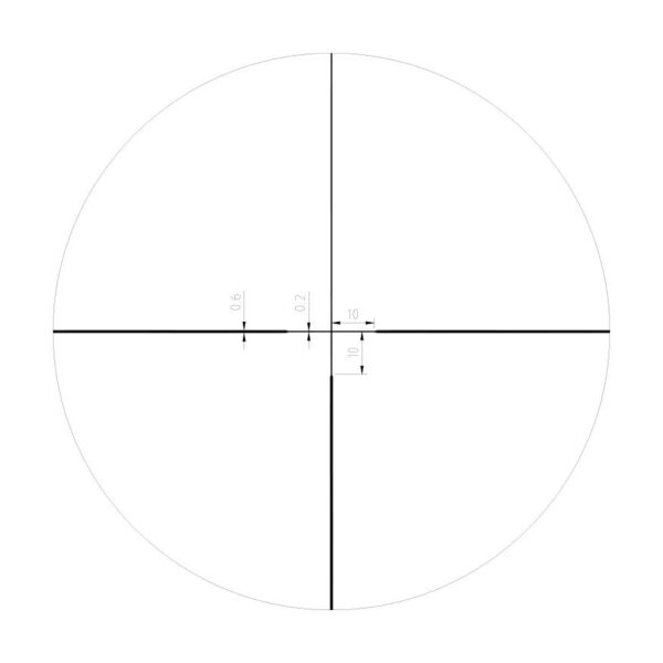 Riton 1 Primal Rifle Scope 3-9x40 1" SFP Long Body Non-Illum - Black - Precision Shot Firearms