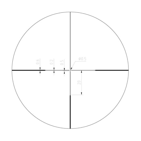 Riton 1 Primal Rifle Scope 4-12x50 1" SFP RDH Reticle Illum - Black - Precision Shot Firearms