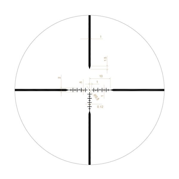 Riton 1 Primal Rifle Scope 4-16x44 1" SFP RUT Non-Illum - Black - Precision Shot Firearms
