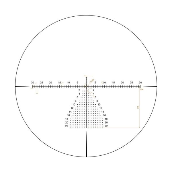 Riton 5 Conquer 5-25x56 Rifle Scope 34mm FFP MOR (MOA) Reticle Illum Black - Precision Shot Firearms