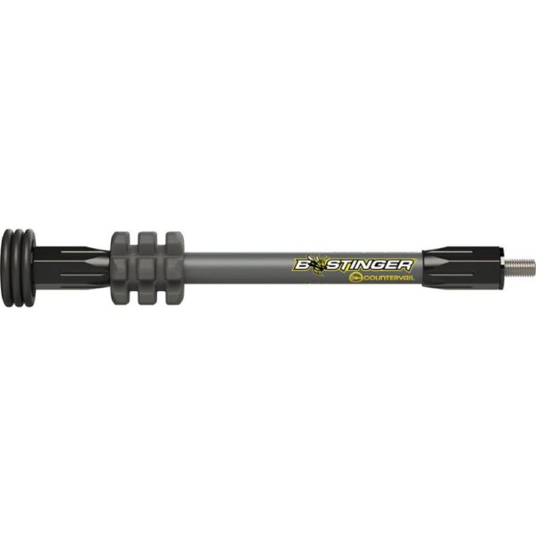 Bee Stinger MicroHex Hunting Stabilizer 6" Grey - Precision Shot Firearms