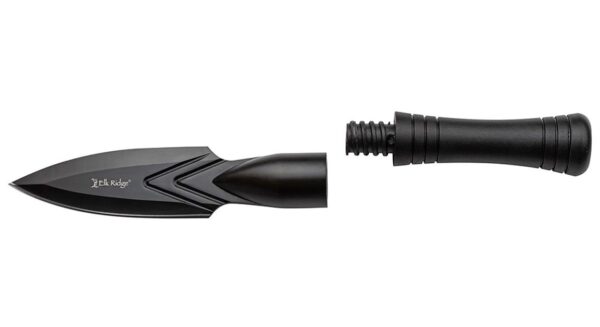 Master Cutlery Elk Ridge Spire Spear Knife 4" Blade Black - Precision Shot Firearms