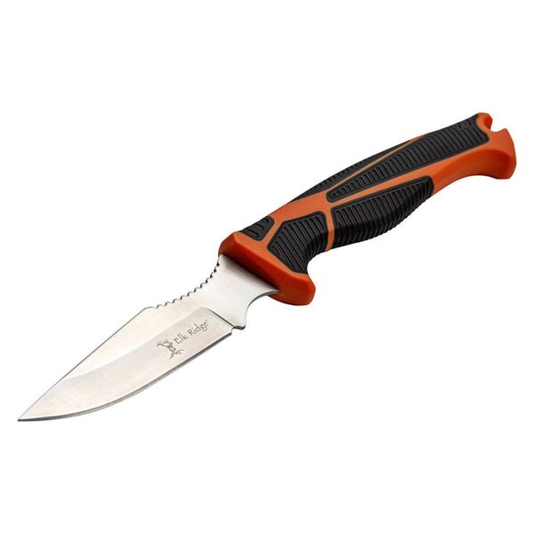 Master Cutlery Elk Ridge Trek Fixed Knife 4" Blade Orange and Black - Precision Shot Firearms