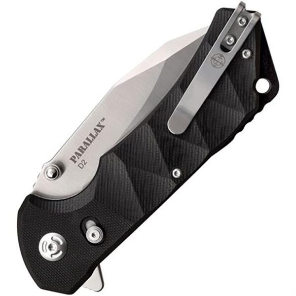 Master Cutlery Elite Tactical Parallax Folding Knife 3 1/2" Blade Black - Precision Shot Firearms