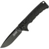 Master Cutlery Elite Tactical Backdraft Folding Knife 3 1/2" Blade Black - Precision Shot Firearms