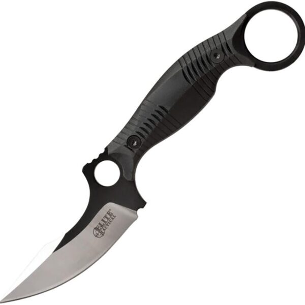 Master Cutlery Elite Tactical Rout Skinner Fixed Knife 3 1/4" Blade Black - Precision Shot Firearms