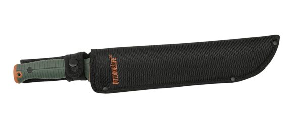 Master Cutlery Outdoor Life Camp Machete 11" Blade Orange and Green - Precision Shot Firearms