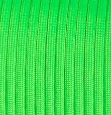 Mero 550 Paracord - 100' 550 lb Green Neon - Precision Shot Firearms