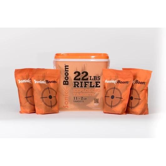 Sonic Boom 2lb Exploding Rifle Target 11/ct Bucket - Precision Shot Firearms