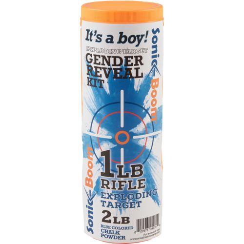 Sonic Boom Exploding Rifle Target - Gender Reveal Kit - Boy - Precision Shot Firearms