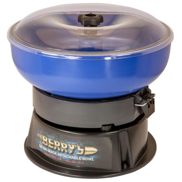 Berry's QD-500 Vibratory Tumbler With Detachable Bowl - Precision Shot Firearms