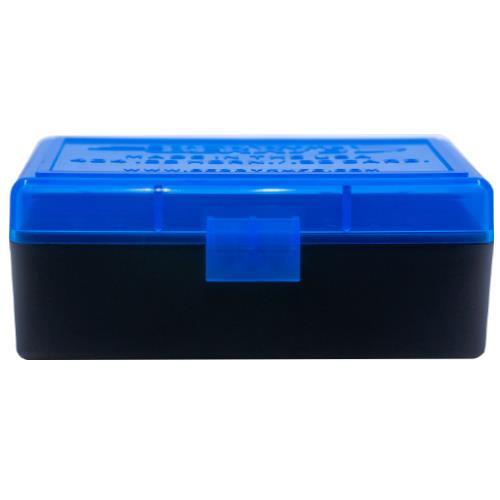 Berry's Ammo Box #404 - .22 Horn./.30 Carb. 50/rd Blue/Black - Precision Shot Firearms