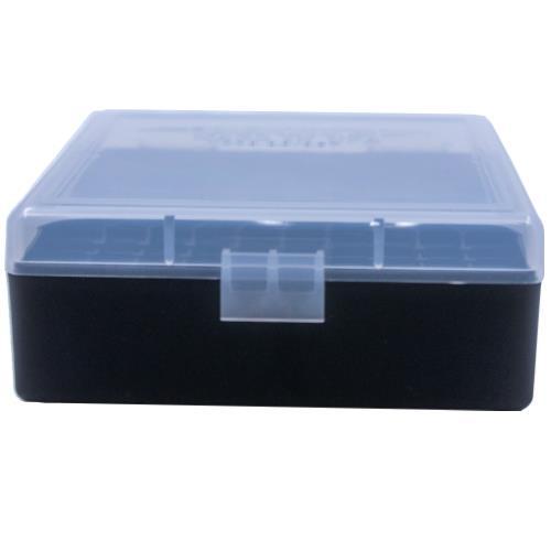 Berry's Ammo Box #003 - .38/.357 cal 100/rd Clear/Black - Precision Shot Firearms