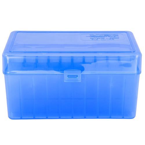 Berry's Mfg 412 Blue Ammo Flip Top Box Holds 50 Rounds - .300 Ultra - Precision Shot Firearms