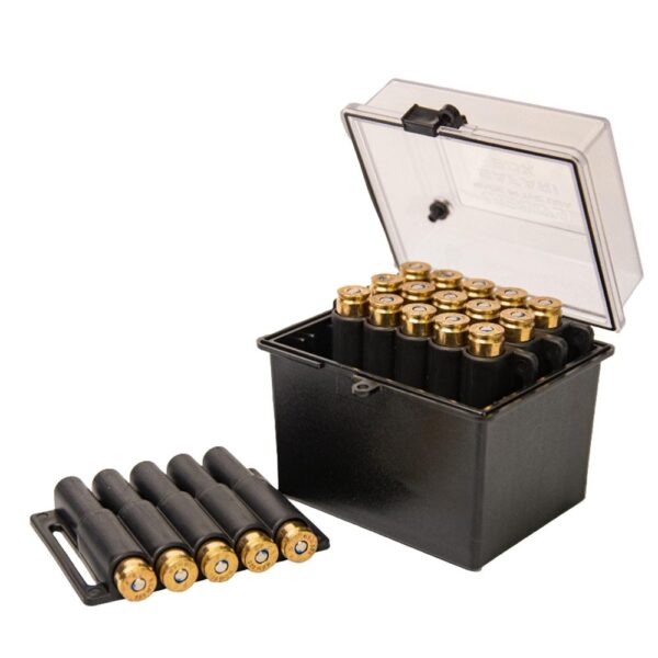 Berry's Mfg Safari Ammo Box 20rd Large Rifle Clear/Black - Precision Shot Firearms