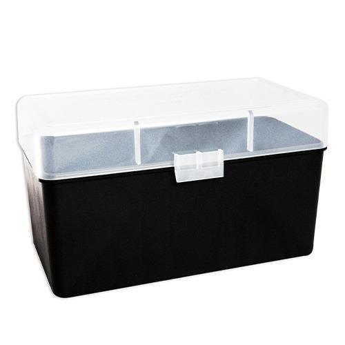 Berry's Mfg 412 Clear Ammo Flip Top Box Holds 50 Rounds - .300 Ultra - Precision Shot Firearms