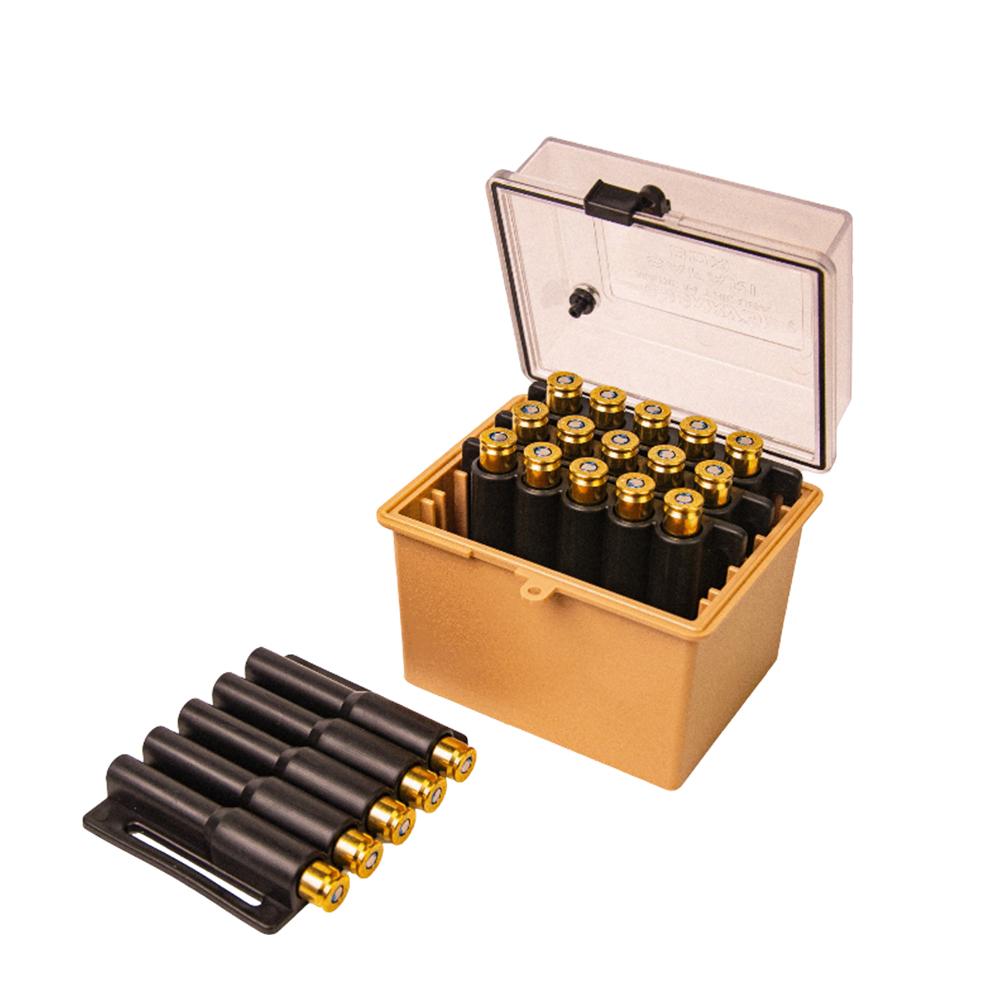 Berry's Mfg Safari Ammo Box 20rd Small Rifle Clear/Tan - Precision Shot Firearms