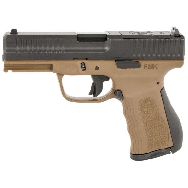 FMK Mach 9 Handgun 9mm Luger 10rd Magazine(1) 4" Barrel Optic Ready Burnt Bronze Frame - Precision Shot Firearms