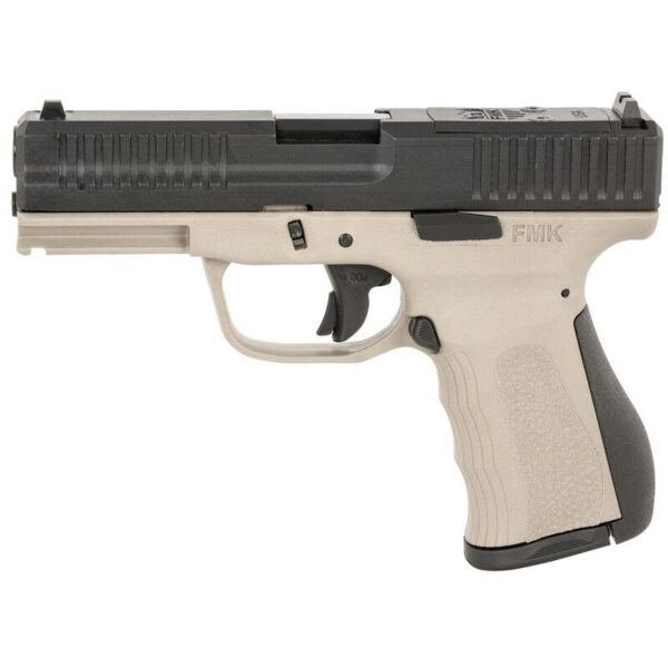 FMK Mach 9 Handgun 9mm Luger 10rd Magazine(1) 4" Barrel Optic Ready Titanium Grey Frame - Precision Shot Firearms