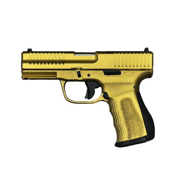 FMK G3 Trump Signature Handgun 9mm Luger 14rd Magazines(2) 3.87" Barrel Optic Ready Gold and silver Cerakote - Precision Shot Firearms