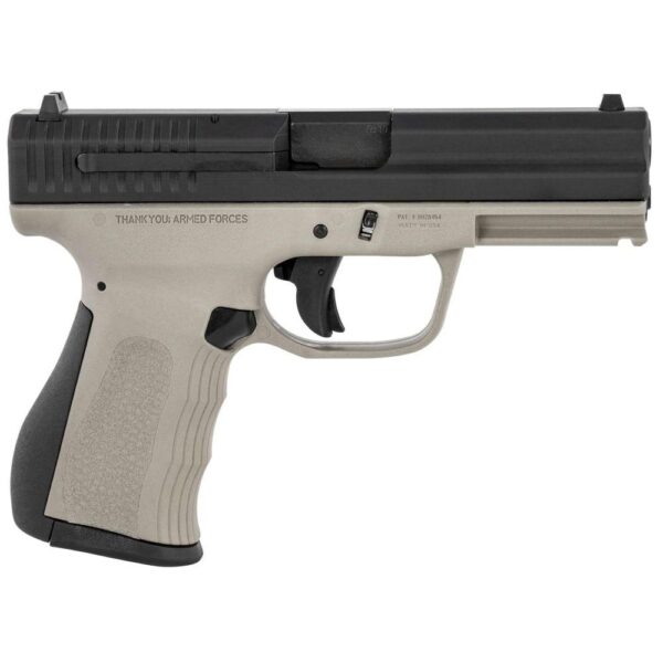 FMK Firearms 9C1G2 FAT Handgun 9mm 14/rd 4" Barrel Titanium Grey Grip with Black Slide - Precision Shot Firearms
